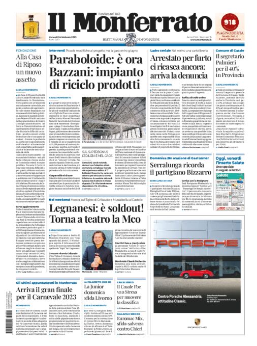 Il Monferrato - Edizione 15 del 24/02/2023